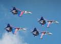 Four Russian Knights in the air.