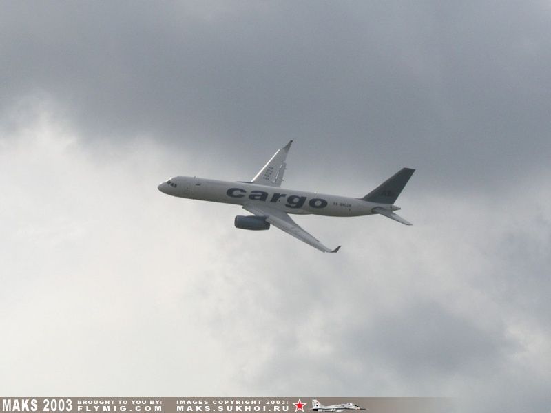 TU-204C in the air.