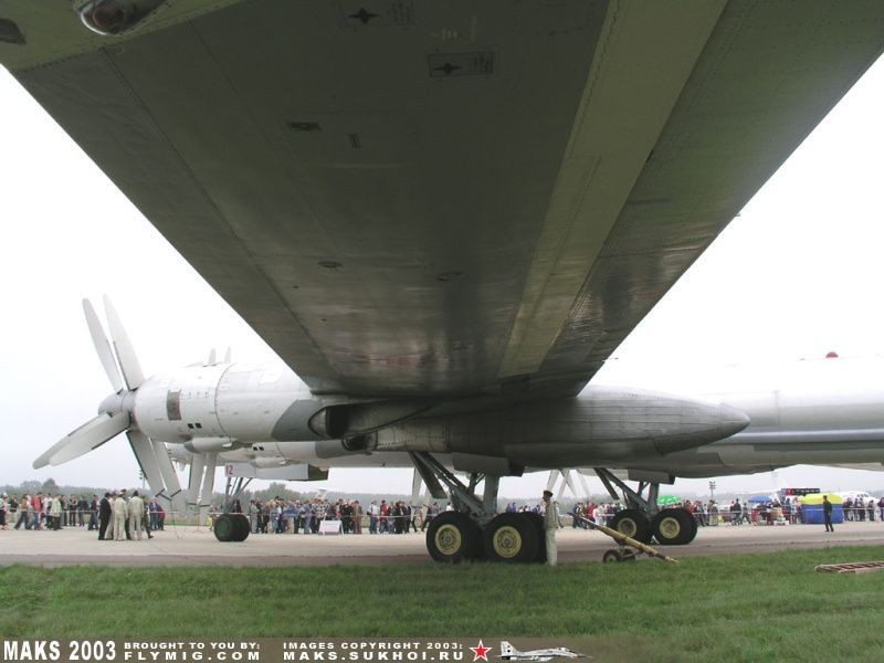 TU-95 Bear huge wing.