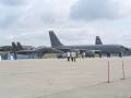 KC-135 Stratotanker along with other US airforce planes.