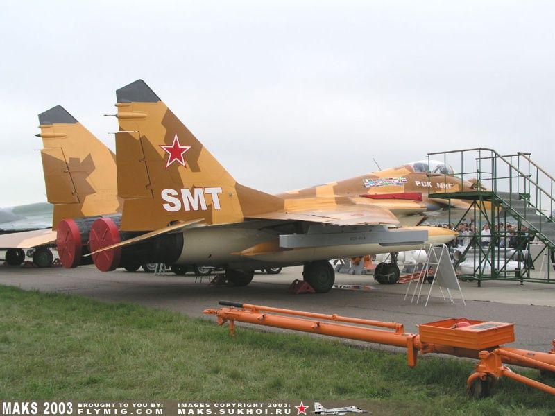 MiG-29SMT Fulcrum in desert colors.