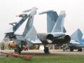 Su-33 Naval Flanker folded.